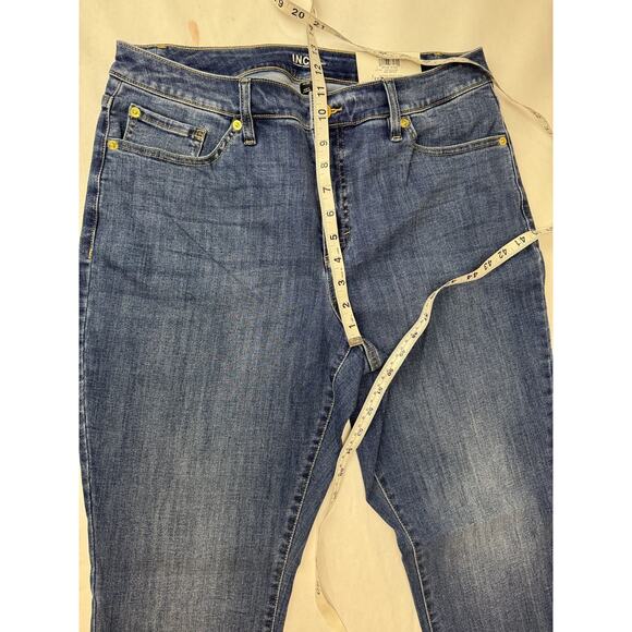 NWT I.N.C. International Concepts Jeans Skinny Curvy Mid-Rise Blue Size 14 / 32 - Picture 6 of 11